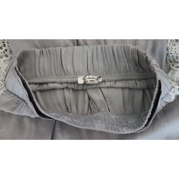 Intimately x Free People Womens Sz XS Gray I'm The One Wide Leg Lounge Pants $98 - Picture 4 of 11